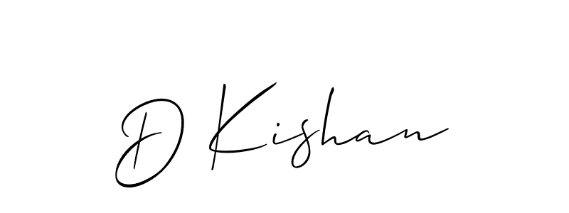 if you are searching for the best signature style for your name D Kishan. so please give up your signature search. here we have designed multiple signature styles  using Allison_Script. D Kishan signature style 2 images and pictures png