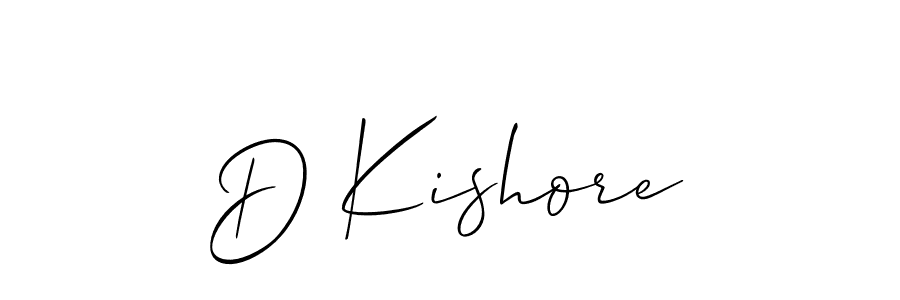 D Kishore stylish signature style. Best Handwritten Sign (Allison_Script) for my name. Handwritten Signature Collection Ideas for my name D Kishore. D Kishore signature style 2 images and pictures png
