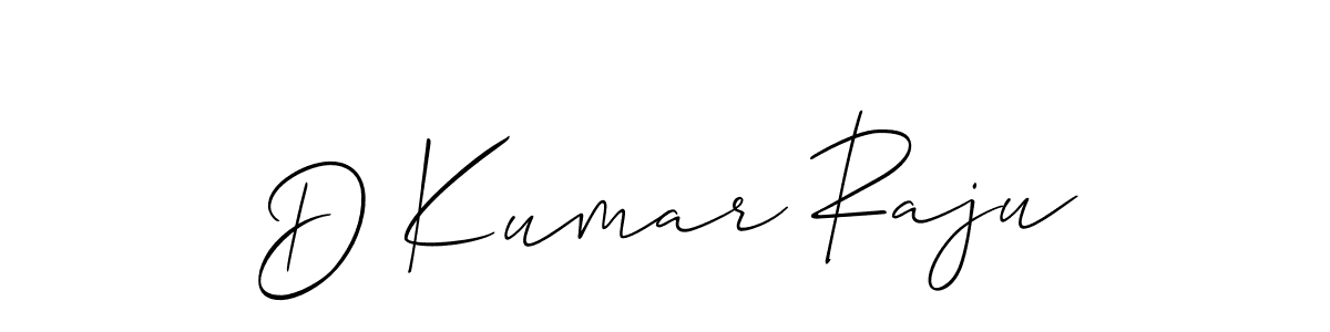if you are searching for the best signature style for your name D Kumar Raju. so please give up your signature search. here we have designed multiple signature styles  using Allison_Script. D Kumar Raju signature style 2 images and pictures png