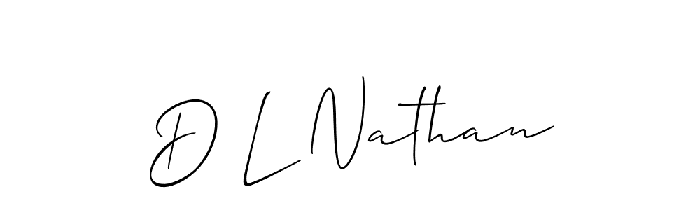 You can use this online signature creator to create a handwritten signature for the name D L Nathan. This is the best online autograph maker. D L Nathan signature style 2 images and pictures png