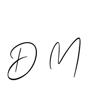 Similarly Allison_Script is the best handwritten signature design. Signature creator online .You can use it as an online autograph creator for name D M. D M signature style 2 images and pictures png