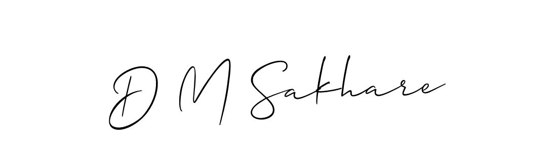 How to Draw D M Sakhare signature style? Allison_Script is a latest design signature styles for name D M Sakhare. D M Sakhare signature style 2 images and pictures png