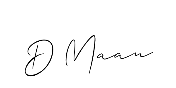It looks lik you need a new signature style for name D Maan. Design unique handwritten (Allison_Script) signature with our free signature maker in just a few clicks. D Maan signature style 2 images and pictures png