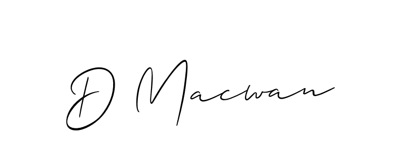 Similarly Allison_Script is the best handwritten signature design. Signature creator online .You can use it as an online autograph creator for name D Macwan. D Macwan signature style 2 images and pictures png