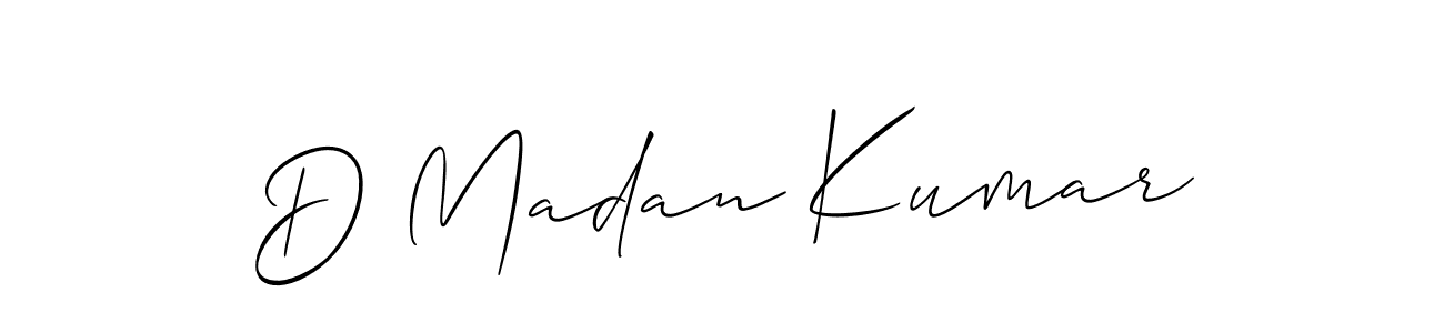Check out images of Autograph of D Madan Kumar name. Actor D Madan Kumar Signature Style. Allison_Script is a professional sign style online. D Madan Kumar signature style 2 images and pictures png