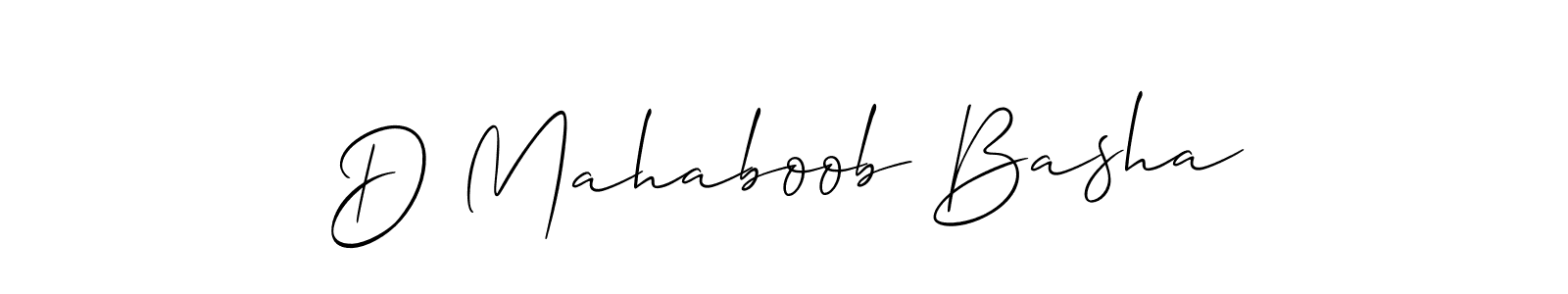 Best and Professional Signature Style for D Mahaboob Basha. Allison_Script Best Signature Style Collection. D Mahaboob Basha signature style 2 images and pictures png
