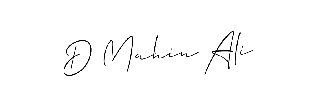 Best and Professional Signature Style for D Mahin Ali. Allison_Script Best Signature Style Collection. D Mahin Ali signature style 2 images and pictures png