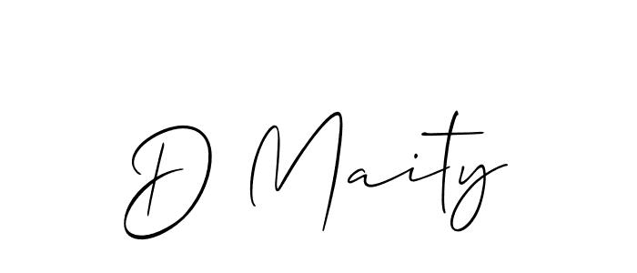 Also You can easily find your signature by using the search form. We will create D Maity name handwritten signature images for you free of cost using Allison_Script sign style. D Maity signature style 2 images and pictures png