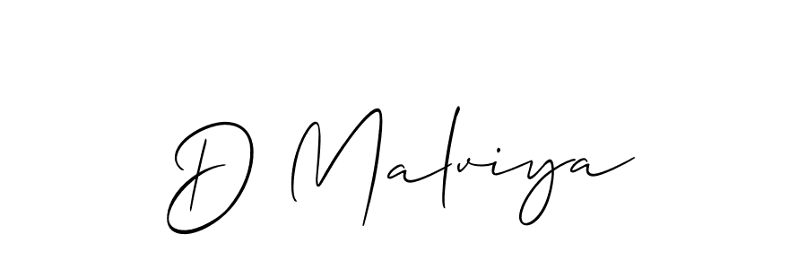 Make a beautiful signature design for name D Malviya. Use this online signature maker to create a handwritten signature for free. D Malviya signature style 2 images and pictures png