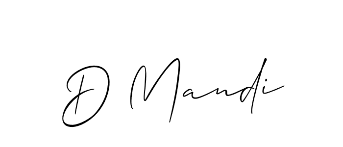 Check out images of Autograph of D Mandi name. Actor D Mandi Signature Style. Allison_Script is a professional sign style online. D Mandi signature style 2 images and pictures png