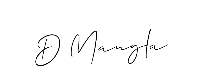 See photos of D Mangla official signature by Spectra . Check more albums & portfolios. Read reviews & check more about Allison_Script font. D Mangla signature style 2 images and pictures png