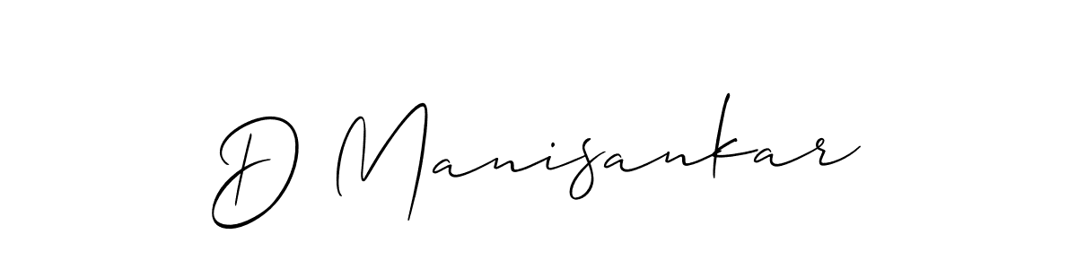 Similarly Allison_Script is the best handwritten signature design. Signature creator online .You can use it as an online autograph creator for name D Manisankar. D Manisankar signature style 2 images and pictures png