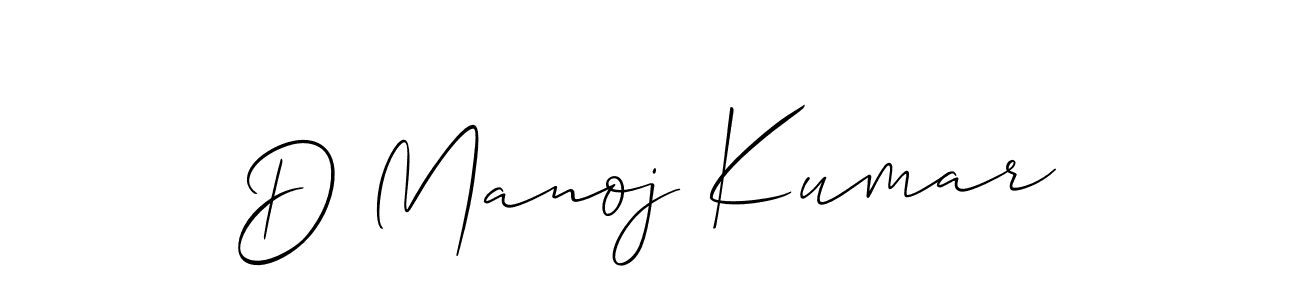 Make a beautiful signature design for name D Manoj Kumar. Use this online signature maker to create a handwritten signature for free. D Manoj Kumar signature style 2 images and pictures png