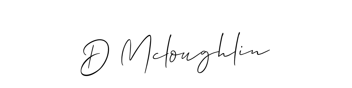 How to make D Mcloughlin name signature. Use Allison_Script style for creating short signs online. This is the latest handwritten sign. D Mcloughlin signature style 2 images and pictures png
