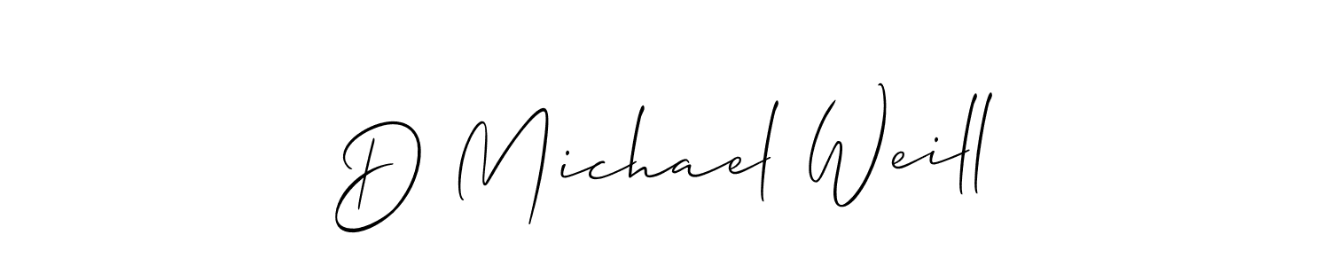Best and Professional Signature Style for D Michael Weill. Allison_Script Best Signature Style Collection. D Michael Weill signature style 2 images and pictures png
