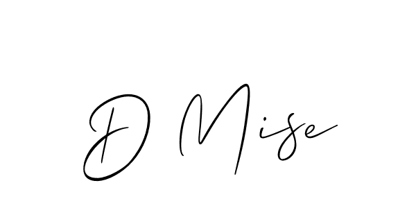 How to make D Mise name signature. Use Allison_Script style for creating short signs online. This is the latest handwritten sign. D Mise signature style 2 images and pictures png