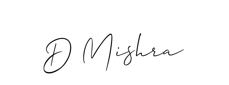 Check out images of Autograph of D Mishra name. Actor D Mishra Signature Style. Allison_Script is a professional sign style online. D Mishra signature style 2 images and pictures png