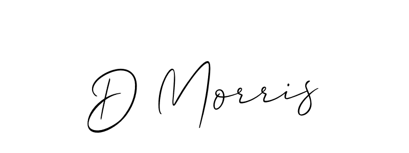 Also we have D Morris name is the best signature style. Create professional handwritten signature collection using Allison_Script autograph style. D Morris signature style 2 images and pictures png