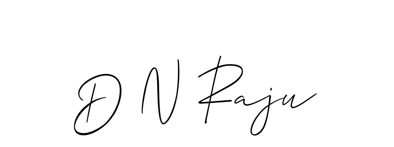 Design your own signature with our free online signature maker. With this signature software, you can create a handwritten (Allison_Script) signature for name D N Raju. D N Raju signature style 2 images and pictures png