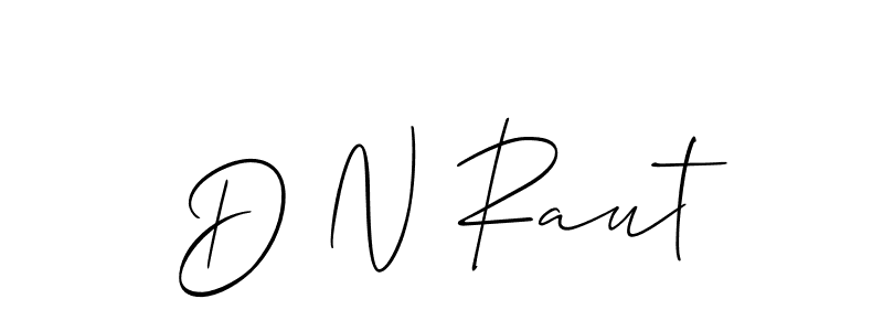 Similarly Allison_Script is the best handwritten signature design. Signature creator online .You can use it as an online autograph creator for name D N Raut. D N Raut signature style 2 images and pictures png