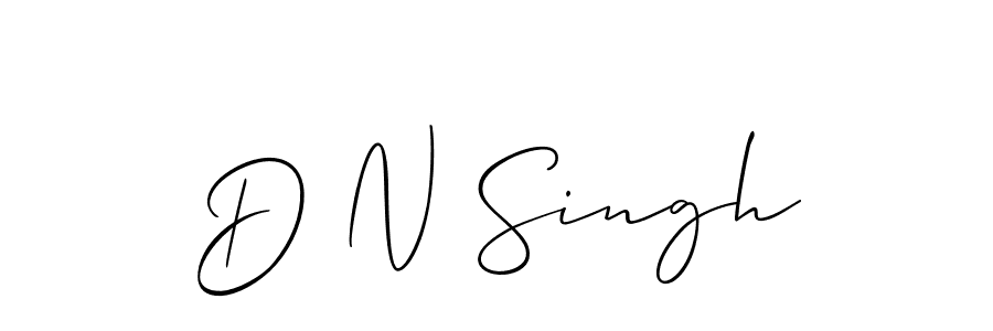 Also we have D N Singh name is the best signature style. Create professional handwritten signature collection using Allison_Script autograph style. D N Singh signature style 2 images and pictures png