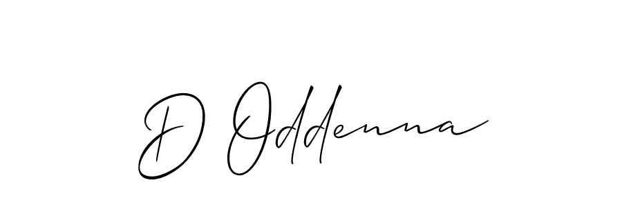 Allison_Script is a professional signature style that is perfect for those who want to add a touch of class to their signature. It is also a great choice for those who want to make their signature more unique. Get D Oddenna name to fancy signature for free. D Oddenna signature style 2 images and pictures png
