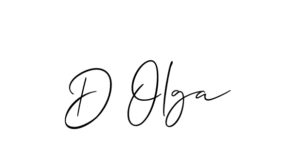 It looks lik you need a new signature style for name D Olga. Design unique handwritten (Allison_Script) signature with our free signature maker in just a few clicks. D Olga signature style 2 images and pictures png
