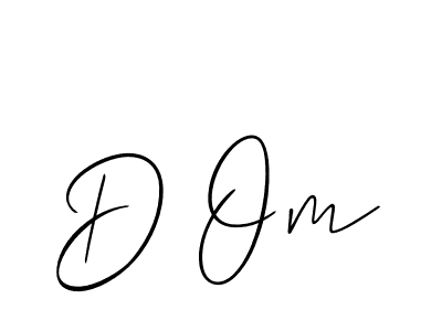 How to make D Om name signature. Use Allison_Script style for creating short signs online. This is the latest handwritten sign. D Om signature style 2 images and pictures png