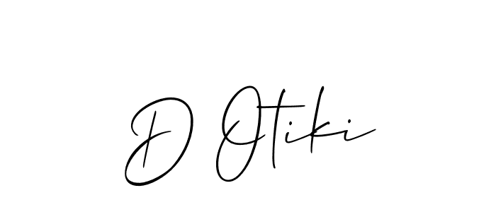 Use a signature maker to create a handwritten signature online. With this signature software, you can design (Allison_Script) your own signature for name D Otiki. D Otiki signature style 2 images and pictures png