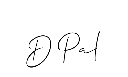 Similarly Allison_Script is the best handwritten signature design. Signature creator online .You can use it as an online autograph creator for name D Pal. D Pal signature style 2 images and pictures png