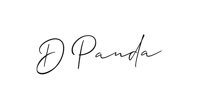 D Panda stylish signature style. Best Handwritten Sign (Allison_Script) for my name. Handwritten Signature Collection Ideas for my name D Panda. D Panda signature style 2 images and pictures png