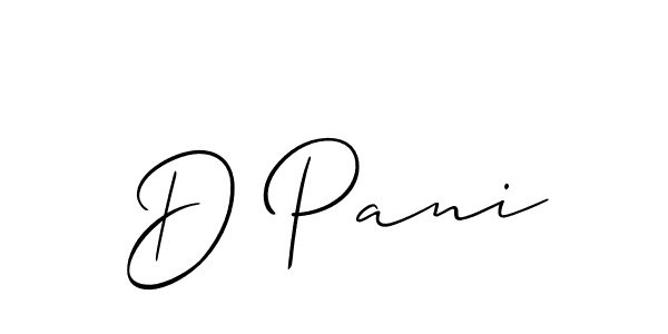 Make a beautiful signature design for name D Pani. Use this online signature maker to create a handwritten signature for free. D Pani signature style 2 images and pictures png