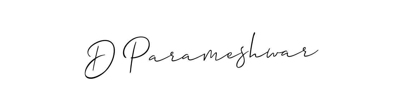 It looks lik you need a new signature style for name D Parameshwar. Design unique handwritten (Allison_Script) signature with our free signature maker in just a few clicks. D Parameshwar signature style 2 images and pictures png