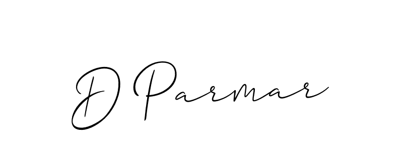 Best and Professional Signature Style for D Parmar. Allison_Script Best Signature Style Collection. D Parmar signature style 2 images and pictures png