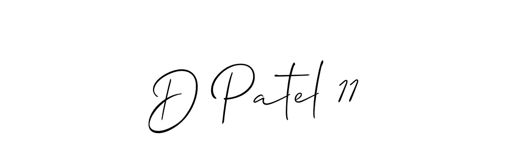 Best and Professional Signature Style for D Patel 11. Allison_Script Best Signature Style Collection. D Patel 11 signature style 2 images and pictures png