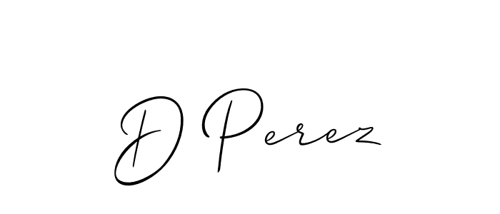 Check out images of Autograph of D Perez name. Actor D Perez Signature Style. Allison_Script is a professional sign style online. D Perez signature style 2 images and pictures png