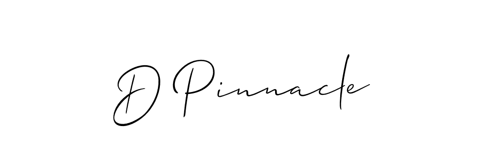 D Pinnacle stylish signature style. Best Handwritten Sign (Allison_Script) for my name. Handwritten Signature Collection Ideas for my name D Pinnacle. D Pinnacle signature style 2 images and pictures png