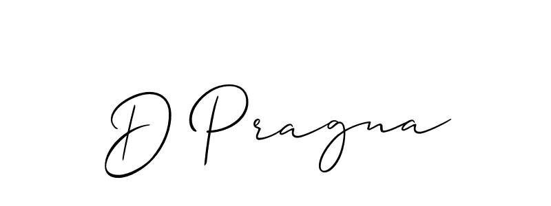 It looks lik you need a new signature style for name D Pragna. Design unique handwritten (Allison_Script) signature with our free signature maker in just a few clicks. D Pragna signature style 2 images and pictures png