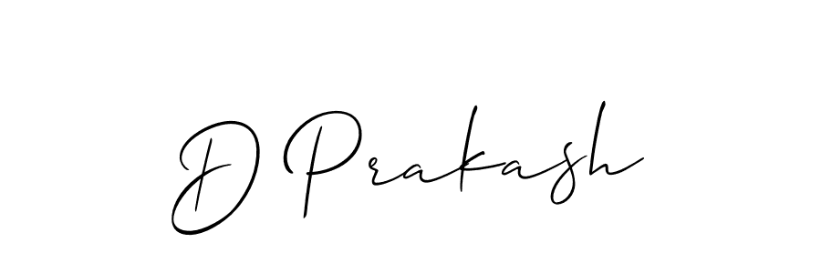 How to make D Prakash signature? Allison_Script is a professional autograph style. Create handwritten signature for D Prakash name. D Prakash signature style 2 images and pictures png