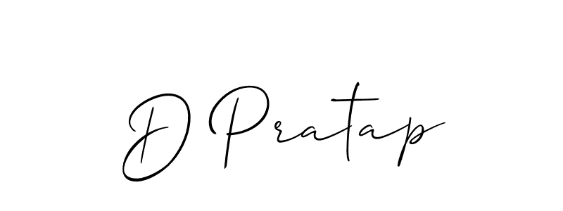 It looks lik you need a new signature style for name D Pratap. Design unique handwritten (Allison_Script) signature with our free signature maker in just a few clicks. D Pratap signature style 2 images and pictures png