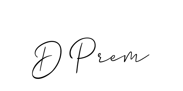 Make a beautiful signature design for name D Prem. Use this online signature maker to create a handwritten signature for free. D Prem signature style 2 images and pictures png