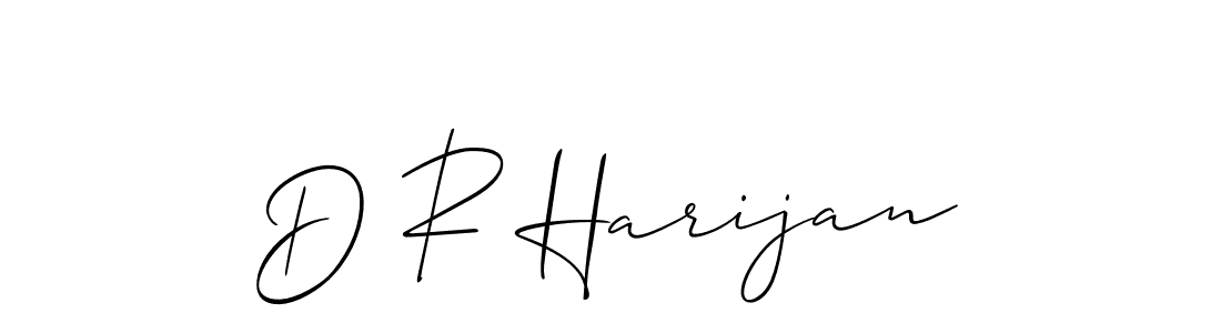 How to Draw D R Harijan signature style? Allison_Script is a latest design signature styles for name D R Harijan. D R Harijan signature style 2 images and pictures png