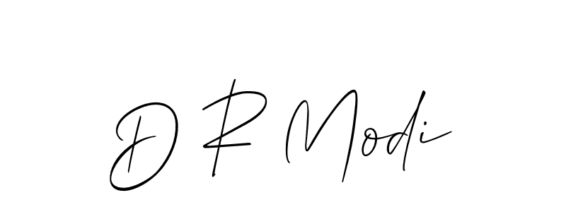 Create a beautiful signature design for name D R Modi. With this signature (Allison_Script) fonts, you can make a handwritten signature for free. D R Modi signature style 2 images and pictures png