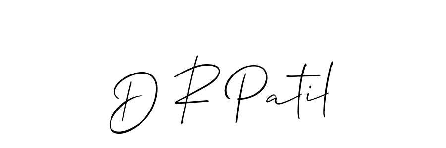 if you are searching for the best signature style for your name D R Patil. so please give up your signature search. here we have designed multiple signature styles  using Allison_Script. D R Patil signature style 2 images and pictures png