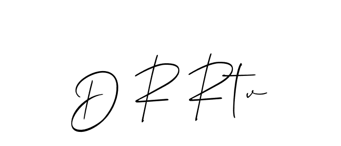 Use a signature maker to create a handwritten signature online. With this signature software, you can design (Allison_Script) your own signature for name D R Rtv. D R Rtv signature style 2 images and pictures png