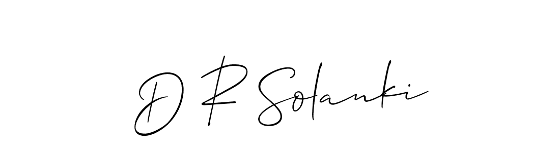 Design your own signature with our free online signature maker. With this signature software, you can create a handwritten (Allison_Script) signature for name D R Solanki. D R Solanki signature style 2 images and pictures png