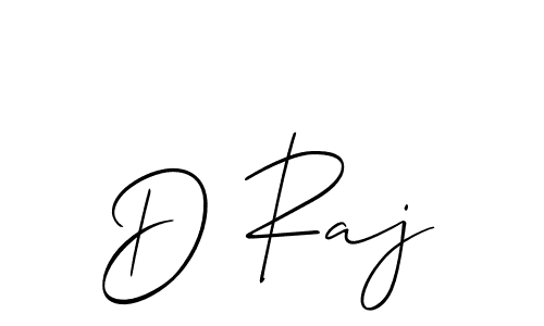Also You can easily find your signature by using the search form. We will create D Raj name handwritten signature images for you free of cost using Allison_Script sign style. D Raj signature style 2 images and pictures png