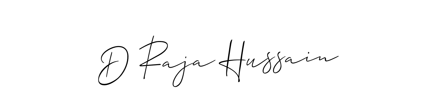 D Raja Hussain stylish signature style. Best Handwritten Sign (Allison_Script) for my name. Handwritten Signature Collection Ideas for my name D Raja Hussain. D Raja Hussain signature style 2 images and pictures png