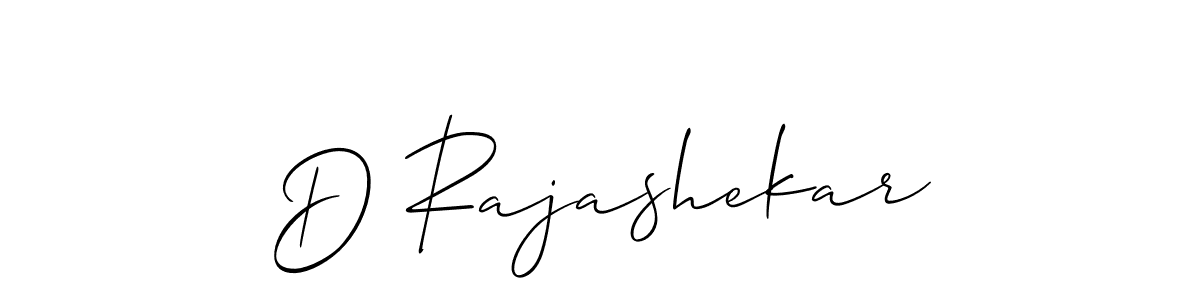 Design your own signature with our free online signature maker. With this signature software, you can create a handwritten (Allison_Script) signature for name D Rajashekar. D Rajashekar signature style 2 images and pictures png