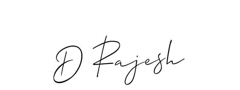 How to Draw D Rajesh signature style? Allison_Script is a latest design signature styles for name D Rajesh. D Rajesh signature style 2 images and pictures png